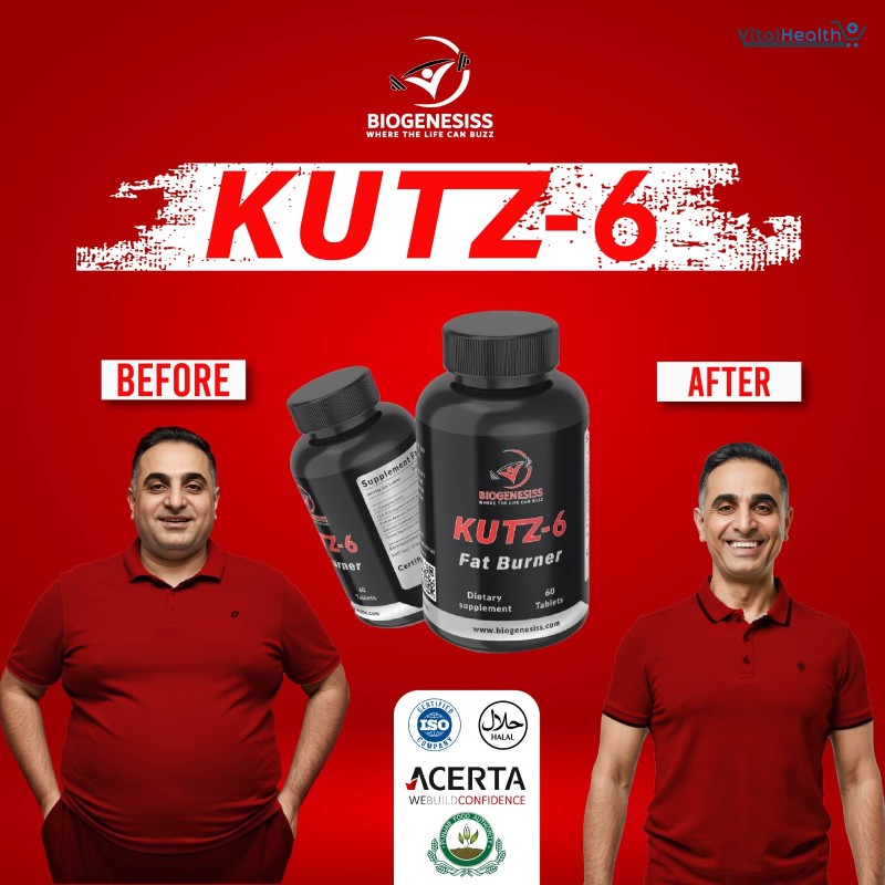 BIOGENESISS KUTZ-6 Extreme Thermogenic Fat Burner 60 Tablets