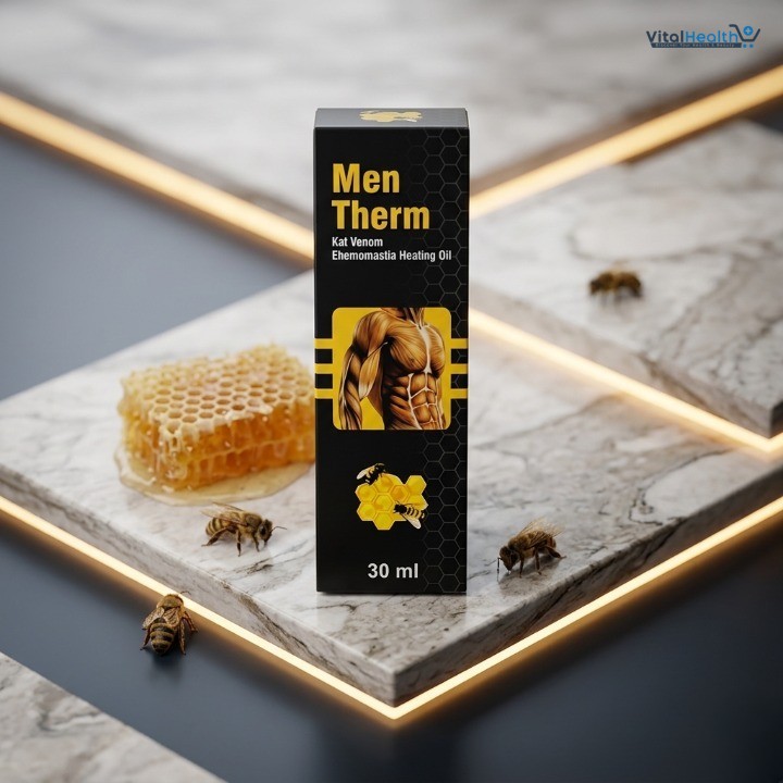 Men Therm Bee Venom Gynecomastia Heating Oil - 30 ml