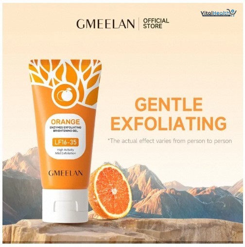 Orange Enzymes Exfoliating Brightening Gel (LF16-35) – High Activity Mild Exfoliation Skincare Gel - 50g