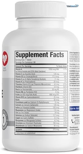 Bronson Men’s Complete 50+ Multivitamin 30 Tablets