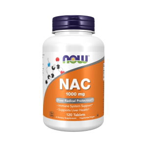 NOW Foods Supplements, NAC (N-Acetyl-Cysteine) 1,000 mg, Free Radical Protection, 120 Tablets