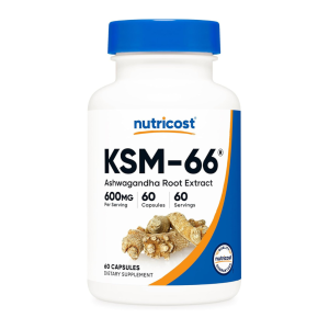 Nutricost KSM-66 Ashwagandha Root Extract (600mg) 60 Capsules
