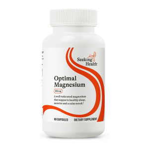 Seeking Health Optimal Magnesium - Mineral Supplement Aids Optimal Magnesium Absorption - Bioavailable Forms of Magnesium for Energy, Sleep &amp; Bone Health Support - 150 mg, 90 Capsules