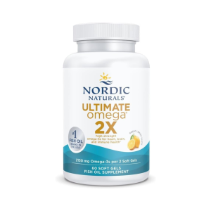 Nordic Naturals Ultimate Omega 2X, Lemon Flavor - 90 Soft Gels - 2150 mg Omega
