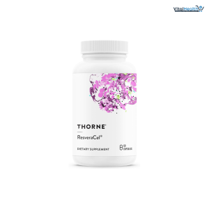 THORNE ResveraCel Nicotinamide Riboside with Quercetin Phytosome &amp; Resveratrol- 30 Servings