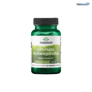 Swanson Ultimate Ashwagandha KSM-66 - Herbal Supplement Supporting Healthy Stress Levels &amp; Relaxation - Natural Formula to Promote a Calm &amp; Relaxed Mindset - (60 Veggie Capsules, 250mg Each)