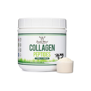 Collagen Peptides Powder - Hydrolyzed Collagen, Keto Safe - 16.08oz - Multi Type 1, 2, and 3 (Grass Fed Bovine Source)(Colageno Hidrolizado) Collagen Supplements for Women and Men by Double Wood