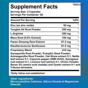 Didacat Testoultra Capsules 120 Count _ Testosterone Enhancer