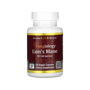 California Gold Nutrition Organic Lion's Mane, 90 PlantCaps