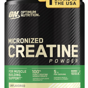 Optimum Nutrition Micronized Creatine Monohydrate Powder, Unflavored, 120 Servings, 600 Grams
