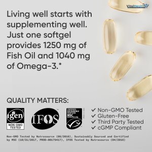 Sports Research, Alaska Omega | Wild Caught Fish Omega 3 Fish Oil, Triple Strength Support Heart | Lower Blood Pressure