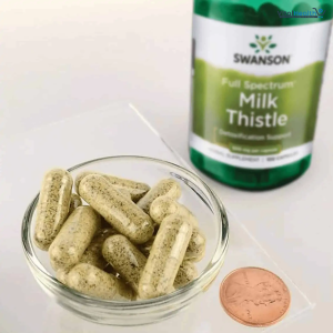 Swanson Milk Thistle - Herbal Liver Support Supplement - - (100 Capsules, 500mg Each)