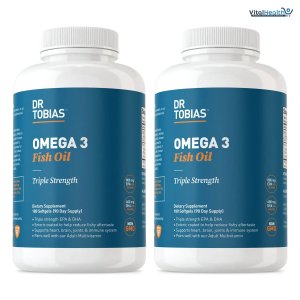 Dr. Tobias Triple Strength Omega 3 Fish Oil 180 Softgels