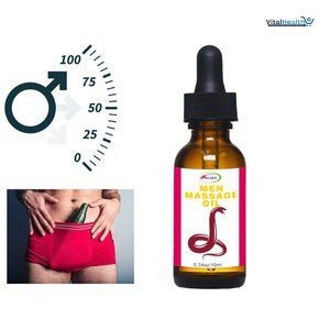 Blex Men Massage Oil, Enlargement Oil for Male Thickening Growth, Increase Size Plant Extracts Massage Blsex Oil 10ml
