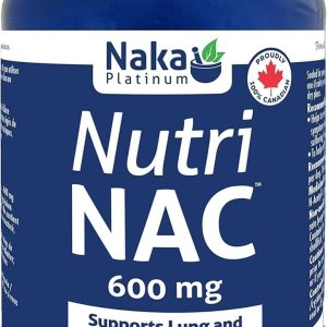 Naka Platinum Nutri NAC 600mg 300 Veggie Capsules - Exclusive Size: 240 + 60 Free