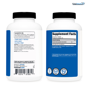 Nutricost Micronized Creatine Monohydrate 3000mg per serving 180 Capsules (45 servings)