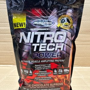MuscleTech Nitro-Tech 100% Whey Gold Protein Powder 2LB – Premium Whey Protein for Muscle Recovery &amp; Lean Muscle Support