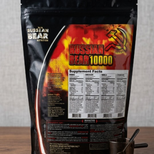 Russian Bear 10000 Mass Gainer 1KG Chocolate Flavor High-Calorie Weight Gain Supplement