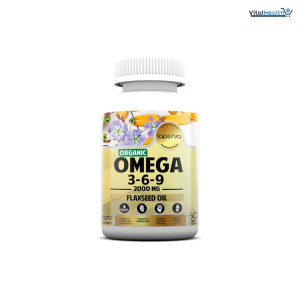 Laperva Organic Omega-3-6-9, 60 Veggie Softgels, 2000 mg