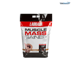 Labrada Nutrition Muscle Mass Gainer 2lbs Chocolate Flavor High-Calorie Weight &amp; Muscle Gain Powder