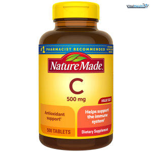 Nature Made Vitamin C 500 mg, Dietary Supplement for Immune Support, 100 Tablets, 100 Day Supply