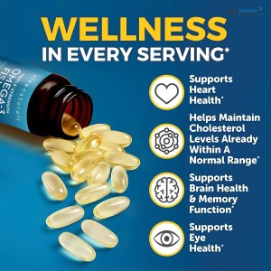 Viva Naturals Triple Strength Omega 3 Fish Oil 2500 mg High-Potency