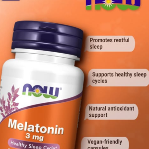 Now Foods Melatonin 3mg 180 Caps