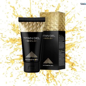 Titan Gel Gold for Men Original. Male Natural Massage Cream, 50ml