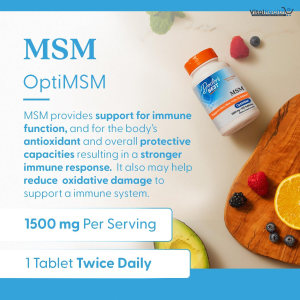 Doctors Best MSM, Supports Hair, Skin, Nails, &amp; Joints, Non-GMO, Gluten Free, Vegan 120 Tablets