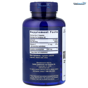 Life Extension Creatine Capsules – Creatine Monohydrate – Promotes Strength, Lean Muscle, Healthy Endurance – Non-GMO, Gluten-Free – 120 Capsules