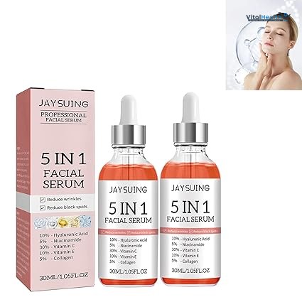JAYSUING 5 In 1 Fade fine lines Firming Face Serum