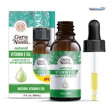 GuruNanda Vitamin E Oil For Scars Hair Nails and Face