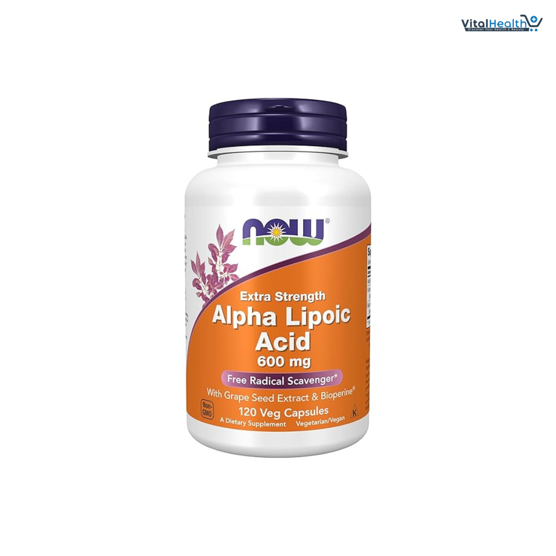 NOW Foods Supplements, Alpha Lipoic Acid 100 mg with Vitamins C & E, Free Radical Scavenger