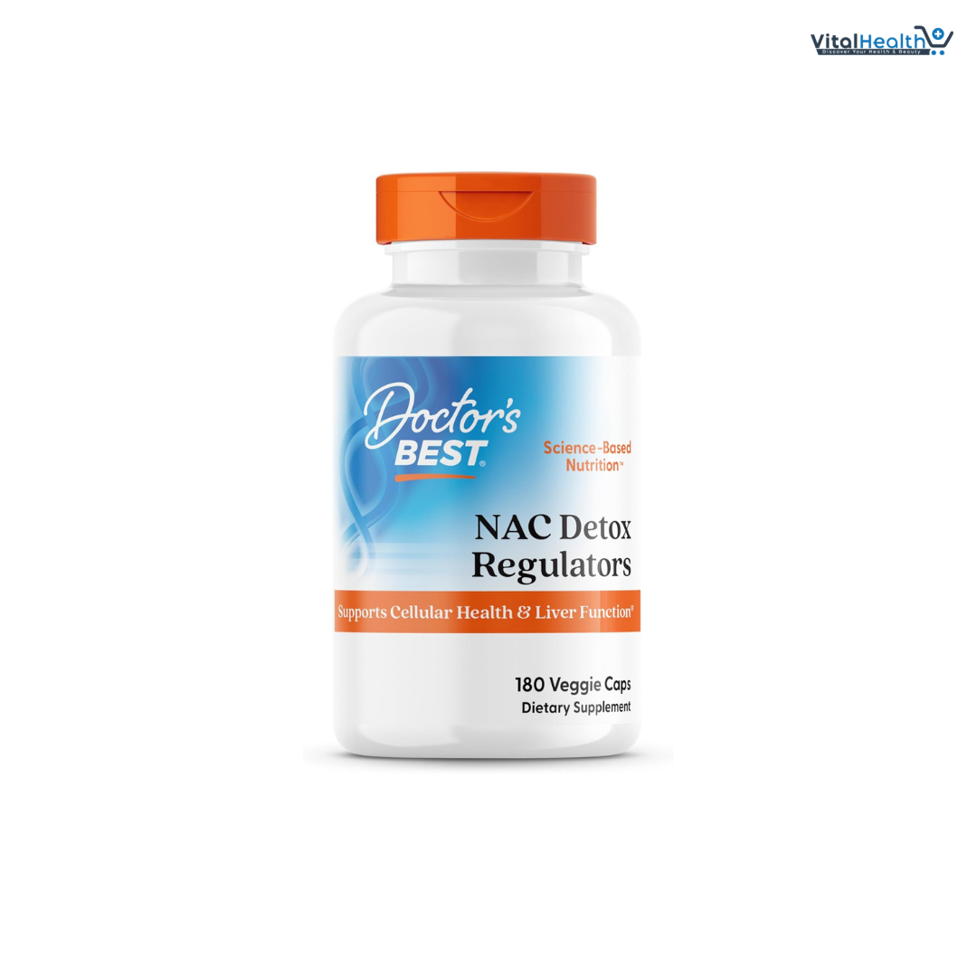 Doctor's Best NAC Detox Regulators 180 Veggie Caps