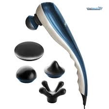Wahl Deep Tissue Corded Long Handle Percussion Massager - Handheld Therapy with Variable Intensity to Relieve Pain in The Back, Neck, Shoulders, Muscles, & Legs