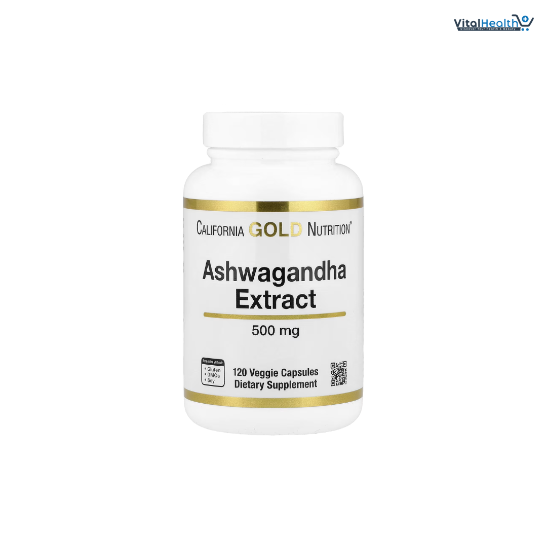 California Gold Nutrition, Ashwagandha, 500 mg, 120 Veg Capsules