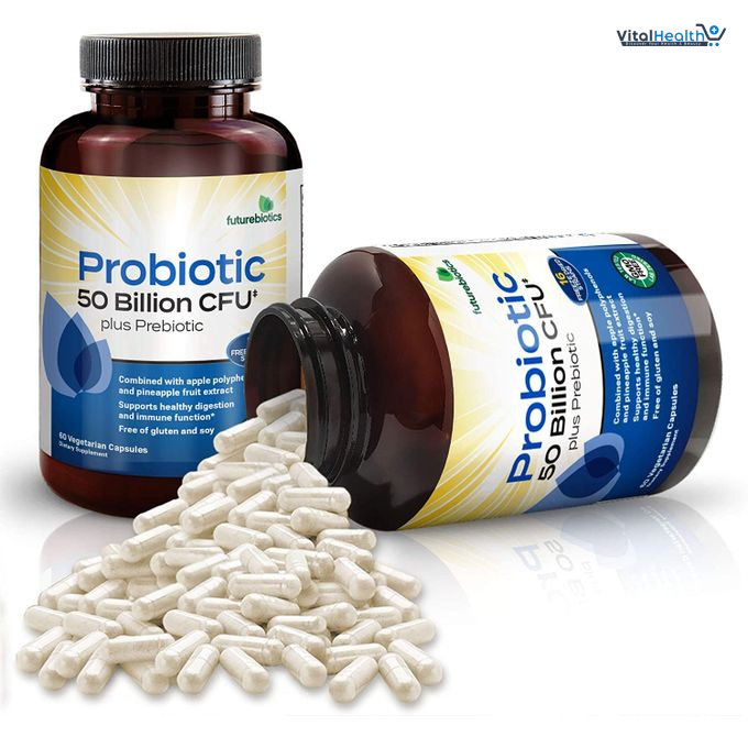 Futurebiotics Probiotic Plus Prebiotic, 60 Vegetarian Capsules