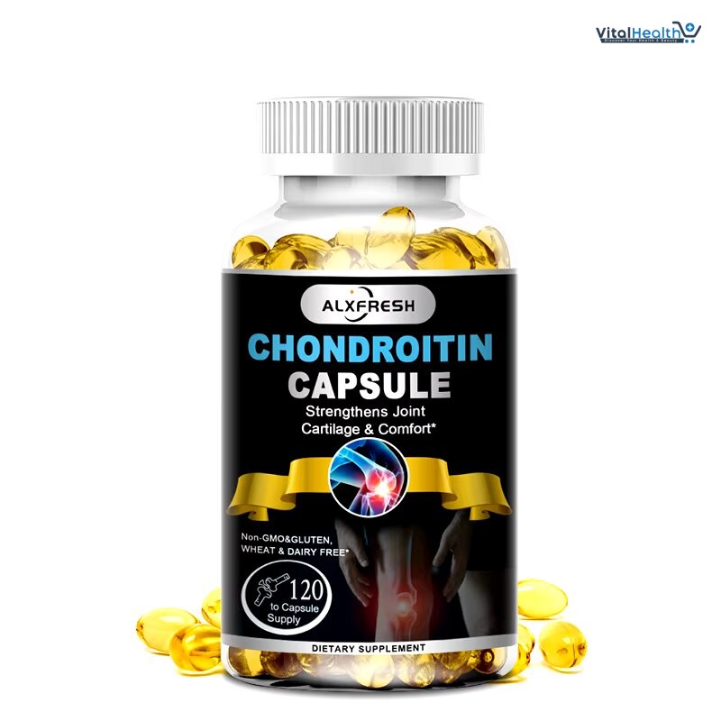 Alxfresh Turmeric and Chondroitin Glucosamine Capsules for Bone & Joint