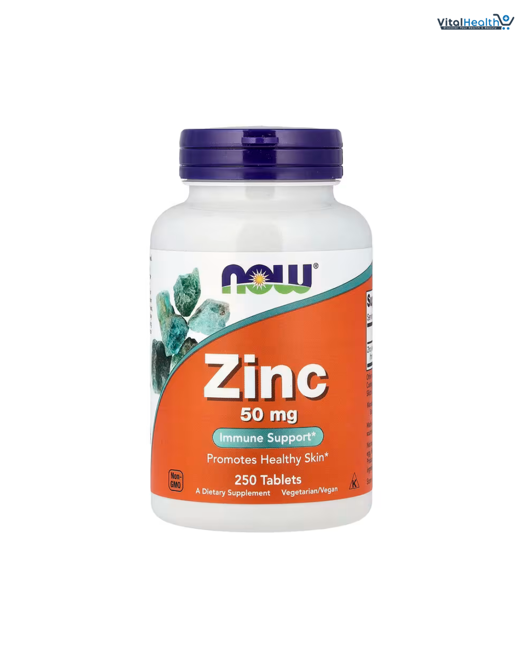 NOW FOODS Zinc 50 mg 100 Tablets