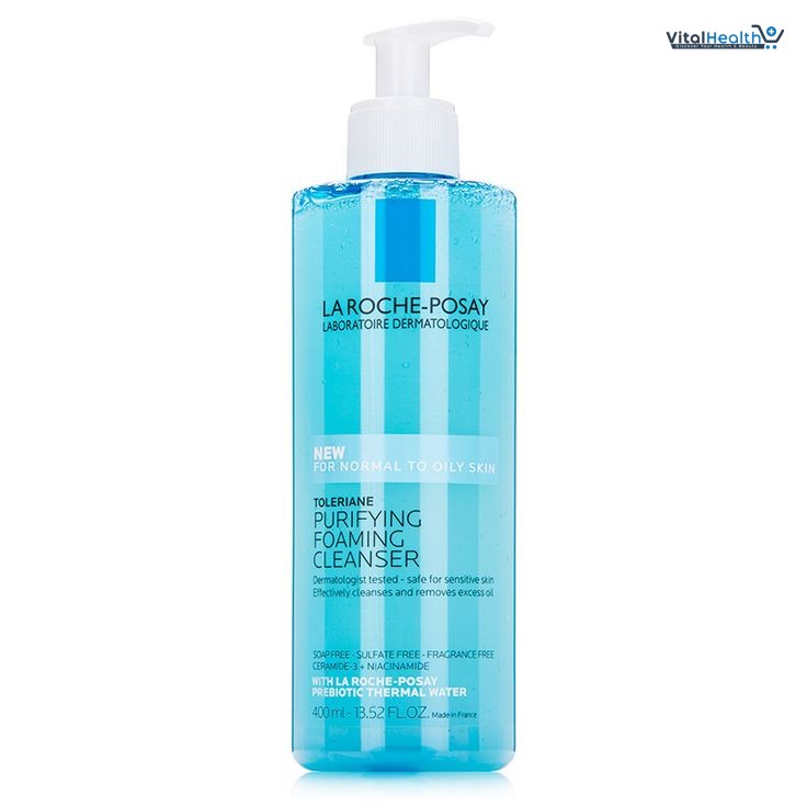 La Roche-Posay Toleriane Purifying Foaming Facial Cleanser with Niacinamide