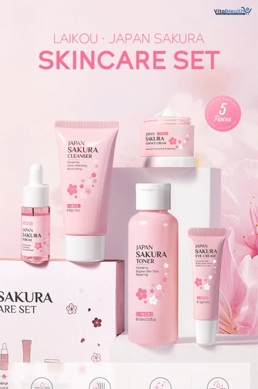 LAIKOU Japan Sakura Skin Care Set