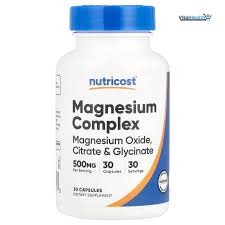 Nutricost Triple Magnesium Complex (300mg, 120 Capsules) - from Di-Magnesium Malate, Bisglycinate and Citrate, 60 Servings