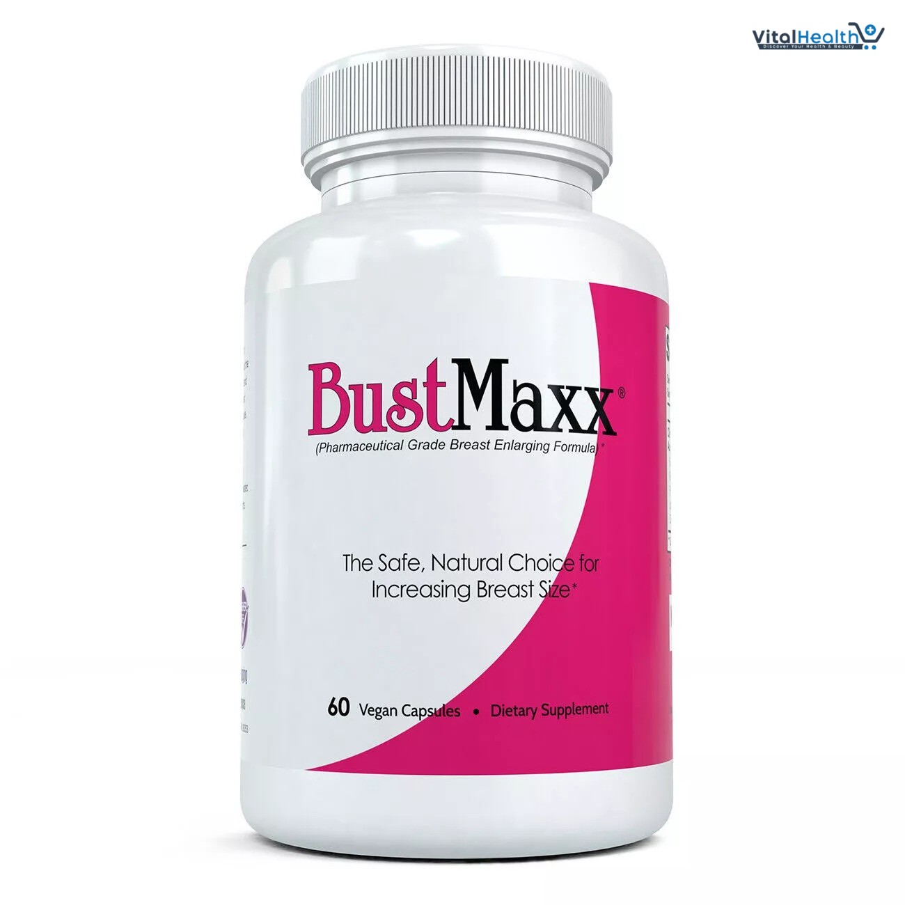 BustMaxx Breast Enlarging Formula Natural Breast Enlargement, Firming & Lift Most Trusted Breast Enhancement Pills 60 Count