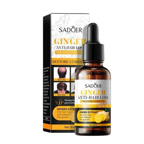 Sadoer Ginger Hair Growth Serum Anti-Hair Loss Care for Men and Women