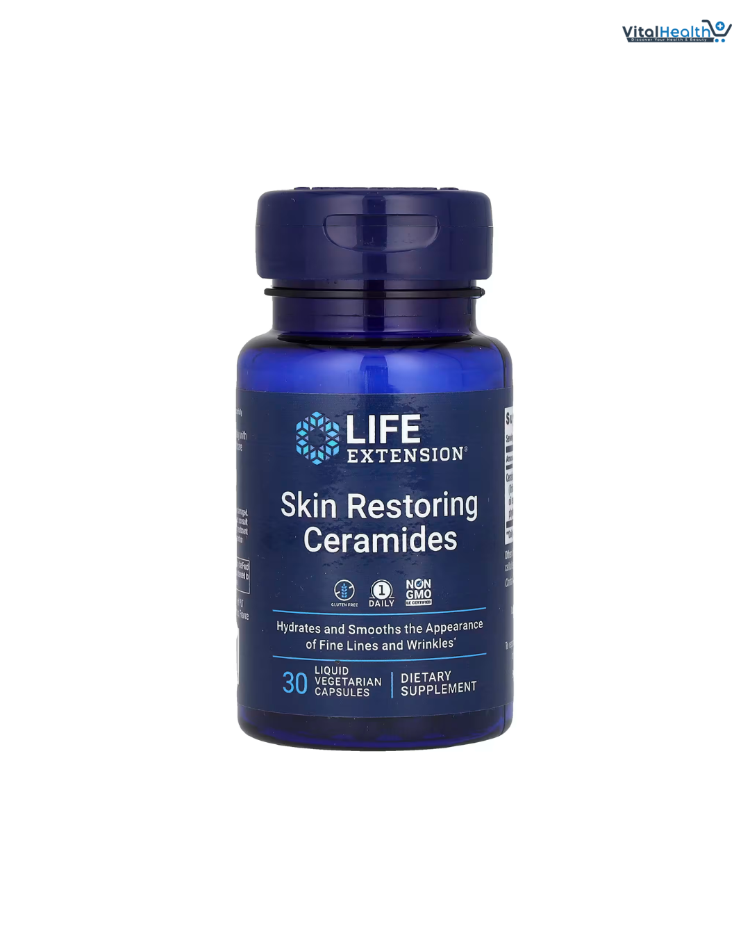 Life Extension Skin Restoring Ceramides, 30 Liquid Vegetarian Capsules