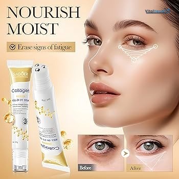 Sadoer Collagen Anti-Aging Eye Cream Replenish Moisturizer Around Eyes